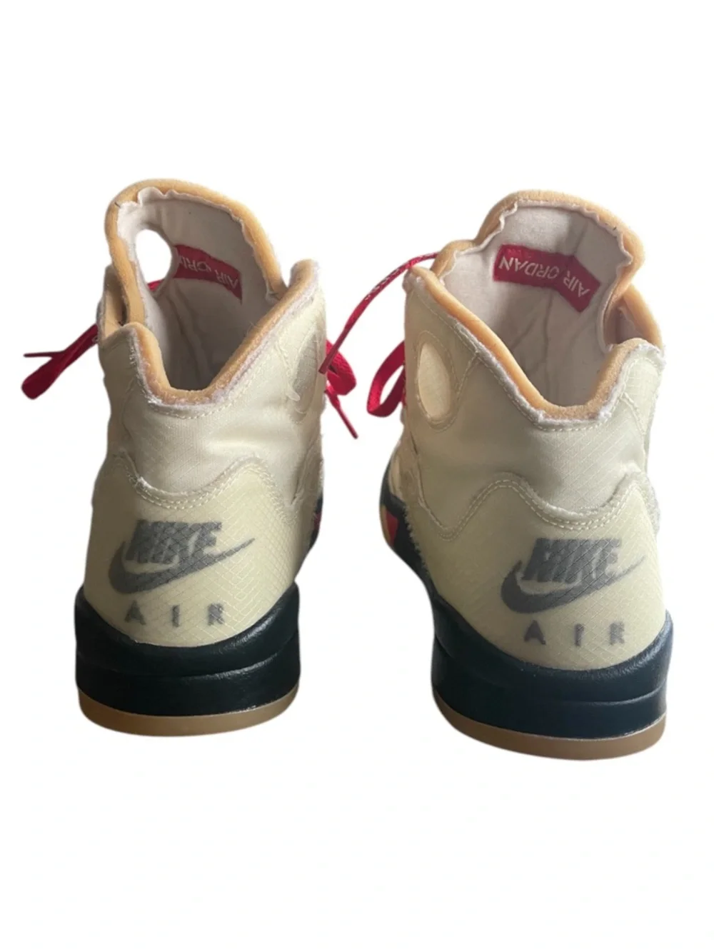 **Nike Off-White x Air Jordan 5 Retro "Sail" – Size 11 (NO INSOLES)** - Picture 6 of 12